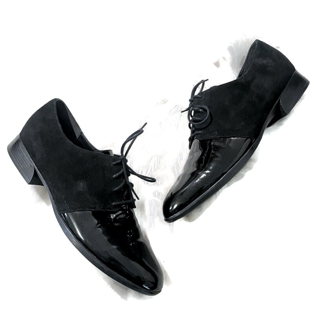 MUNRO MARKELLA BLACK DERBY OXFORD - Picture 2 of 11